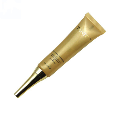 15ml 20ml 30ml custom squeeze soft sample Plastic Long Nozzle Eye Serum cream cosmetic Tube with plating lid